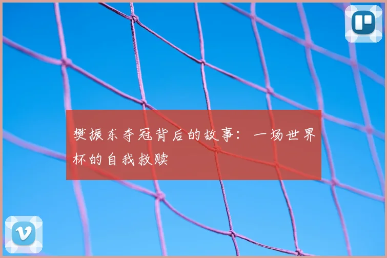 樊振东夺冠背后的故事:一场世界杯的自我救赎